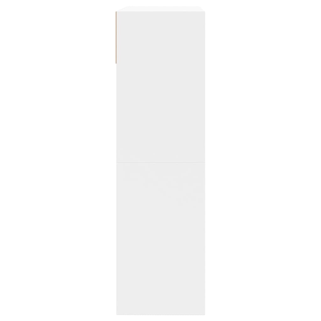 Schoenenkast Met 2 Klaplades Wit