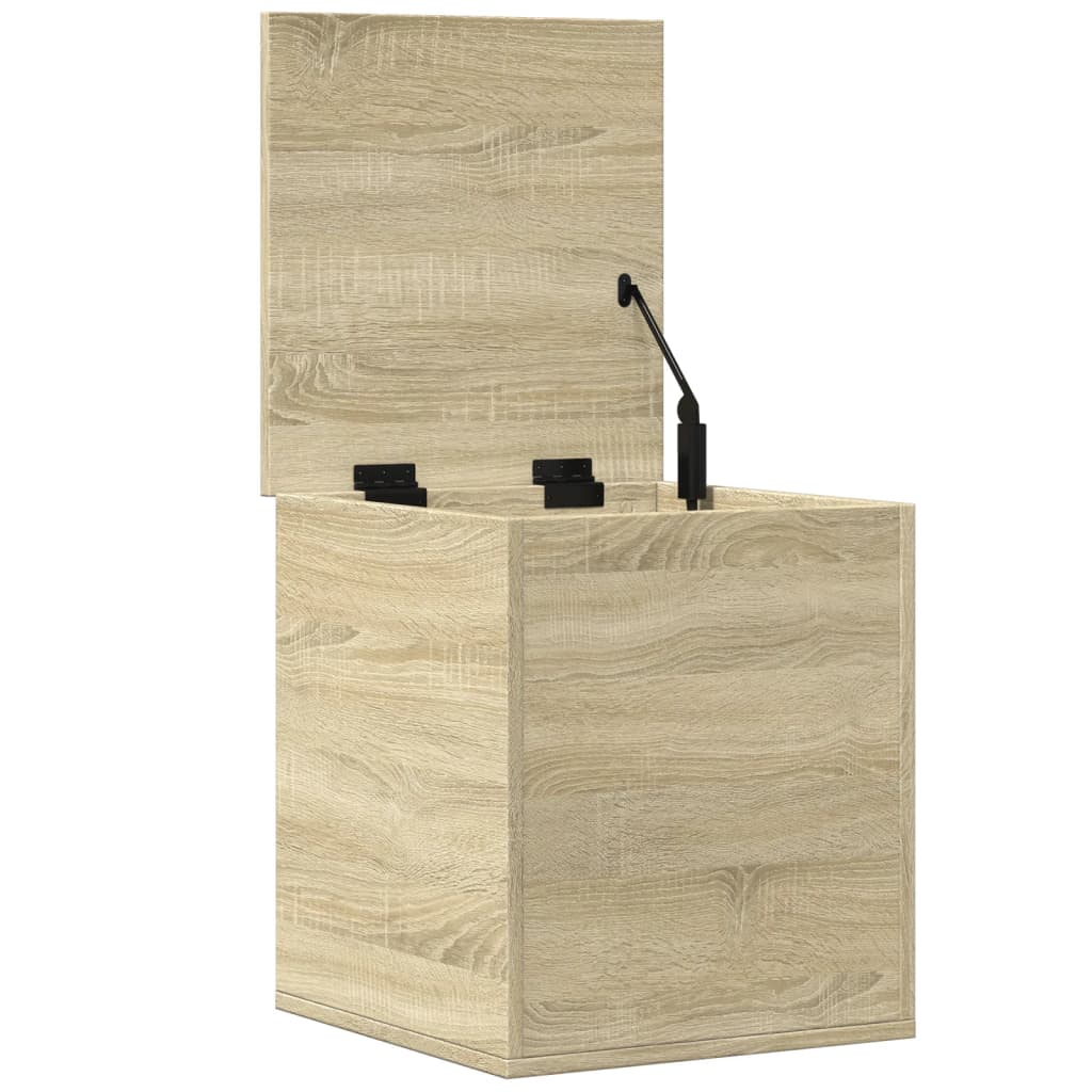 Opbergbox 40X42X46 Cm Bewerkt Hout Sonoma Eikenkleurig