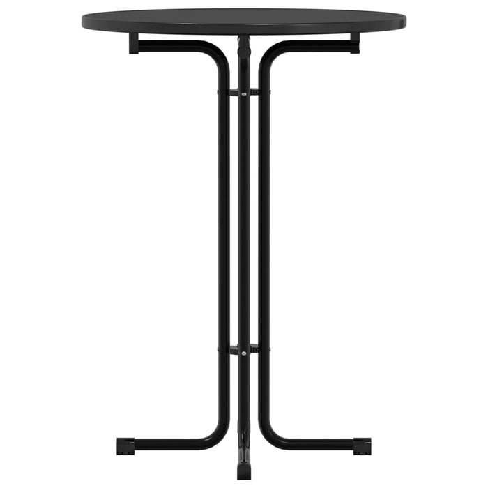 Eettafel Ø Bewerkt Hout En Staal