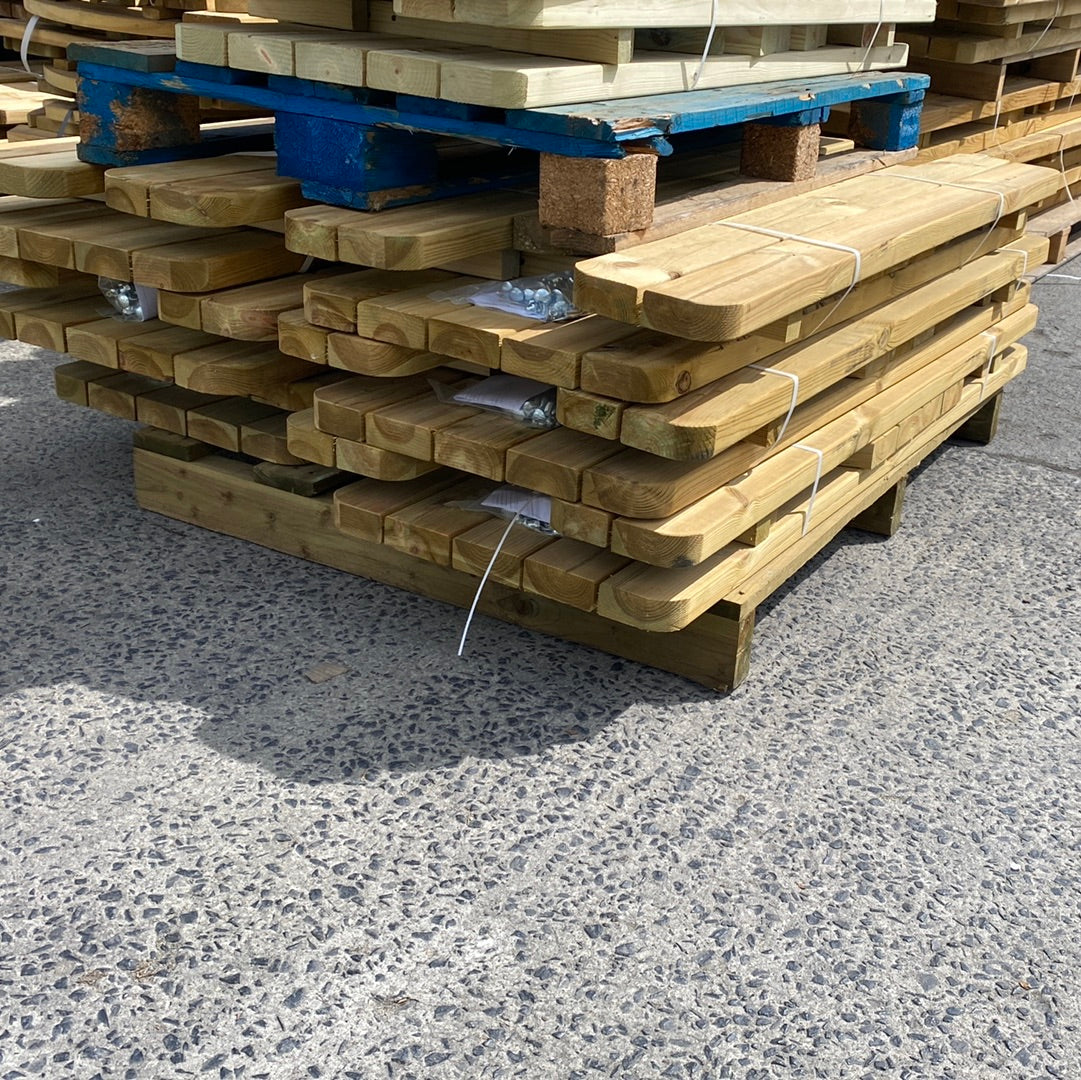 Kinderpicknicktafel 140 cm KING ® - tweede keuze