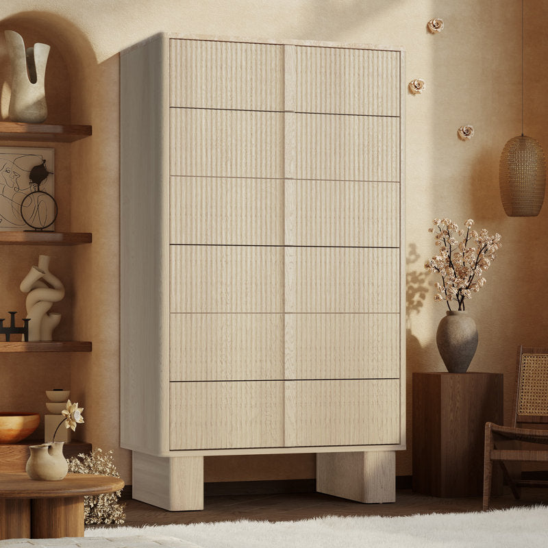 Luxus Kommode mit 6 Schubladen – 130 cm hoch