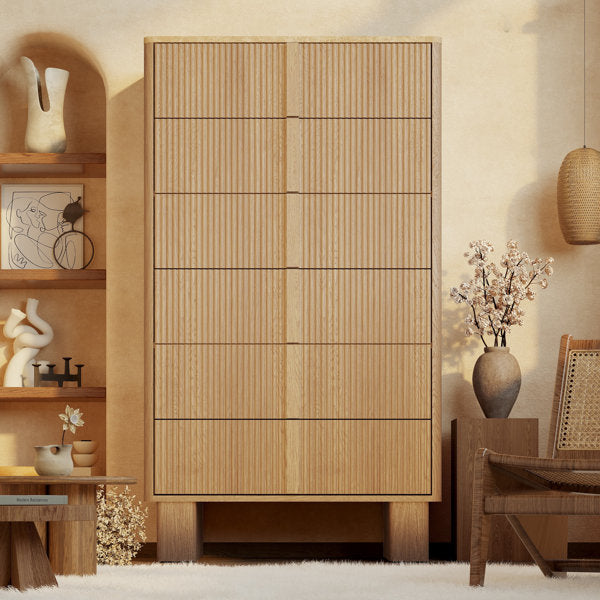 Luxus Kommode mit 6 Schubladen – 130 cm hoch