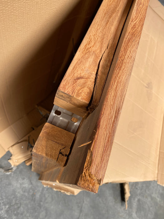 Tuintafel teak 250 x 100 cm - tweede keuze