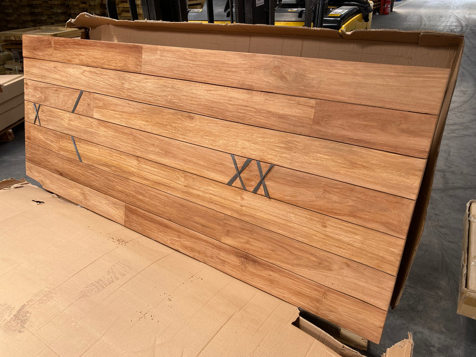 Tuintafel teak 250 x 100 cm - tweede keuze