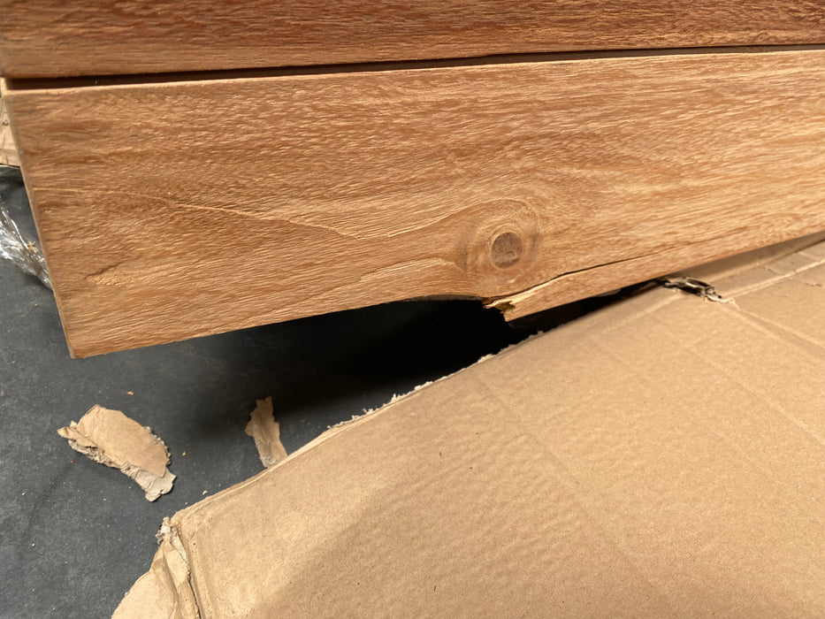 Tuintafel teak 250 x 100 cm - tweede keuze