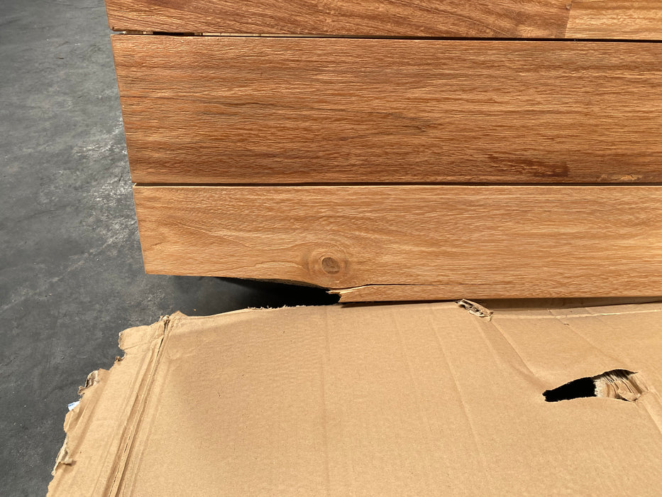 Tuintafel teak 250 x 100 cm - tweede keuze