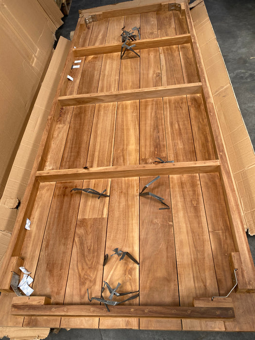 Tuintafel teak 250 x 100 cm - tweede keuze