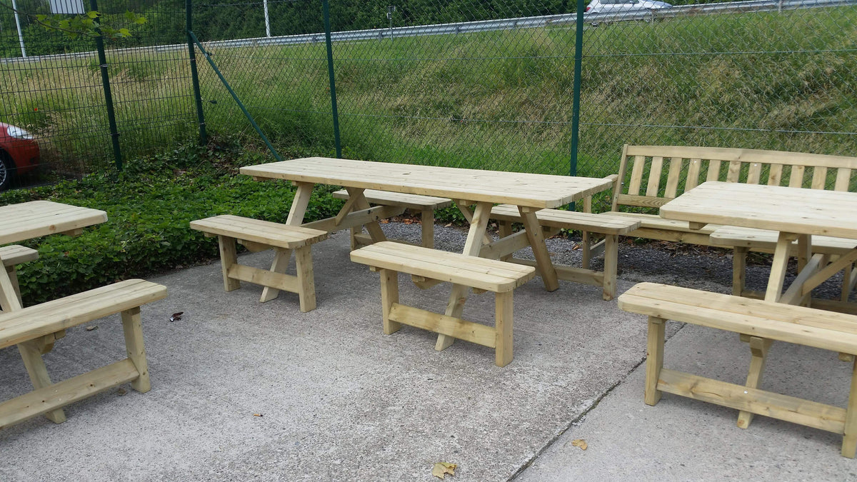 Family Picknicktafel 240 cm comfort KING ® / 4 cm dikte