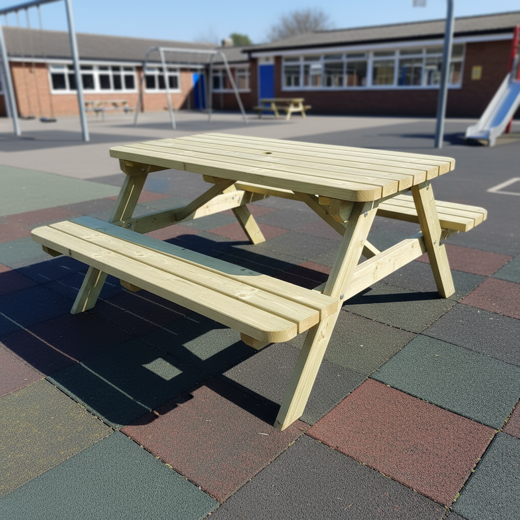 Picknicktafel 140 cm KING ® / 4cm dikte