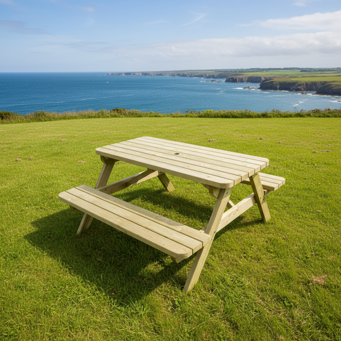 Picknicktafel 140 cm KING ® - 2 de Keuze