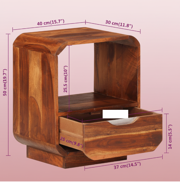 Nachtkastje Wild Night | Sheeva Timber