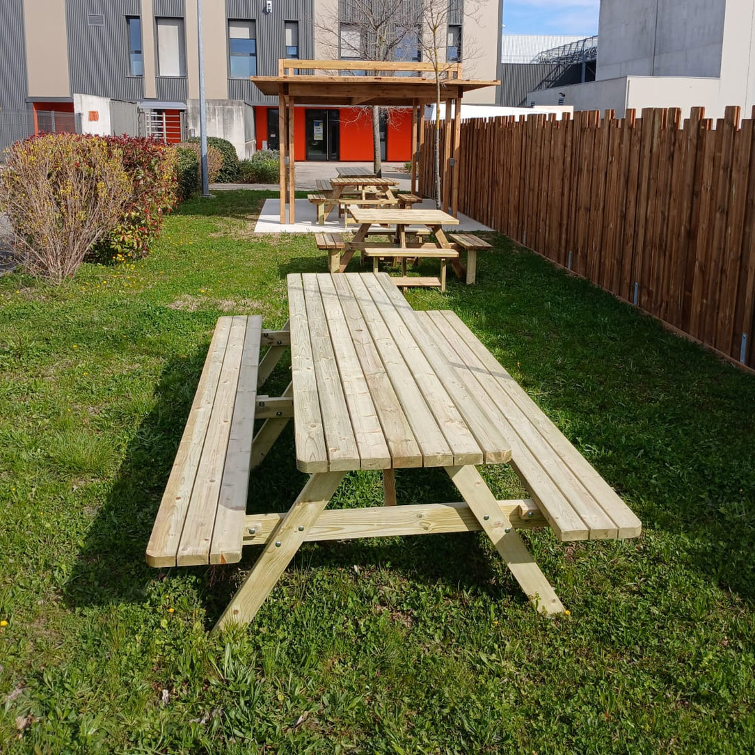 Table de pique-nique 300 cm KING ® / 4 cm d'épaisseur