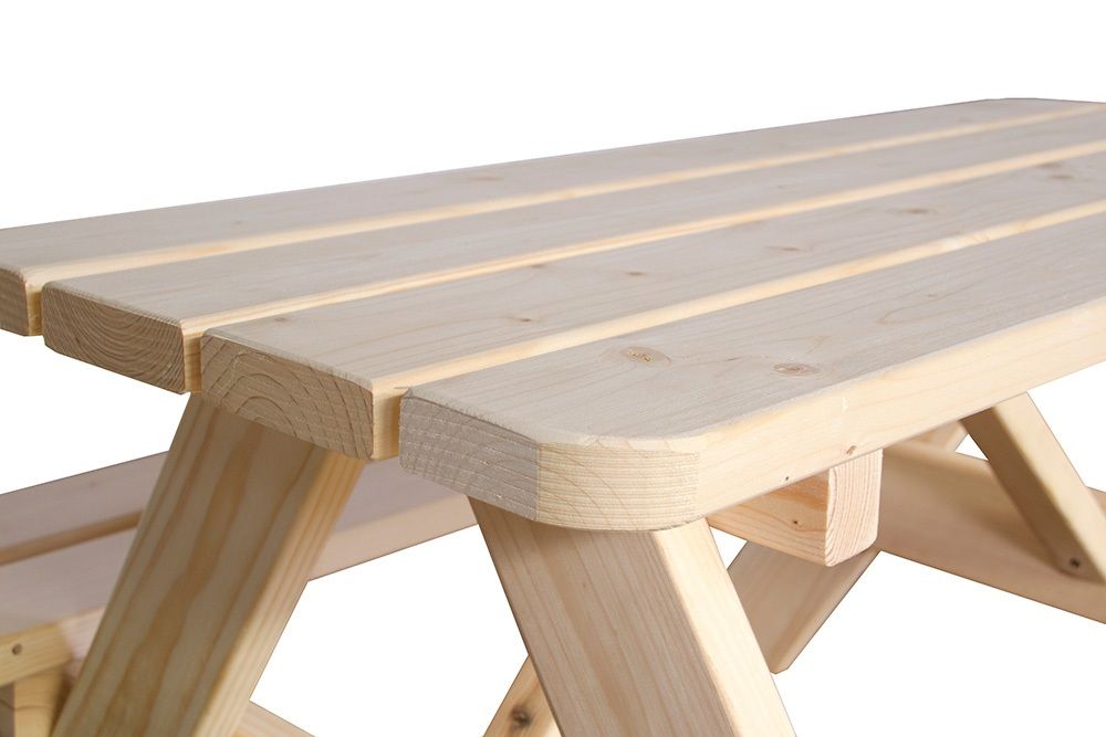 Kinderpicknicktafel Björn KING ® (90 cm.) - Natuur