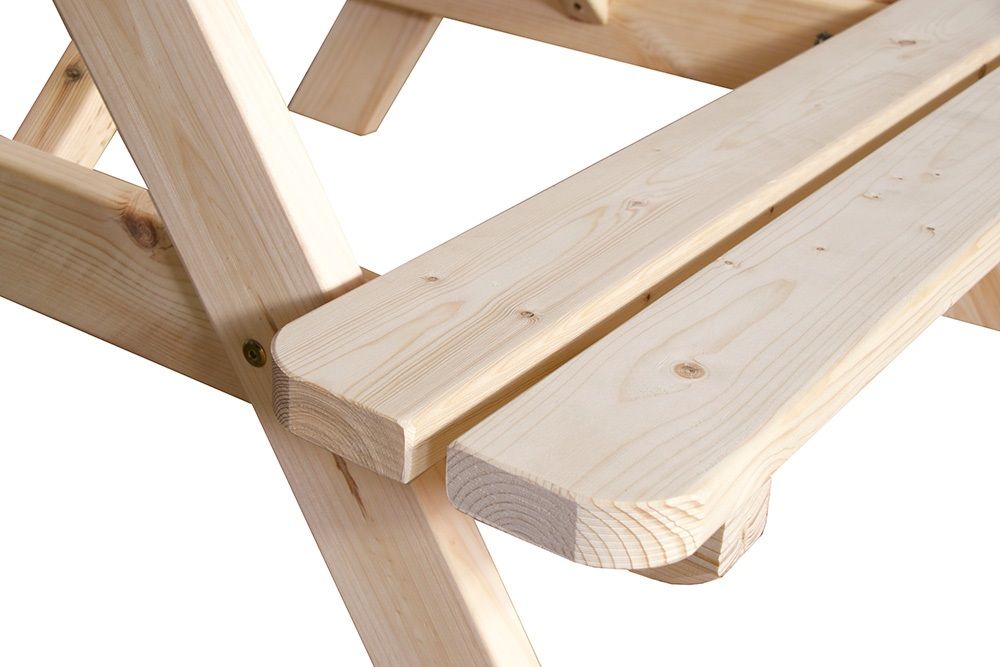 Kinderpicknicktafel Björn KING ® (90 cm.) - Natuur