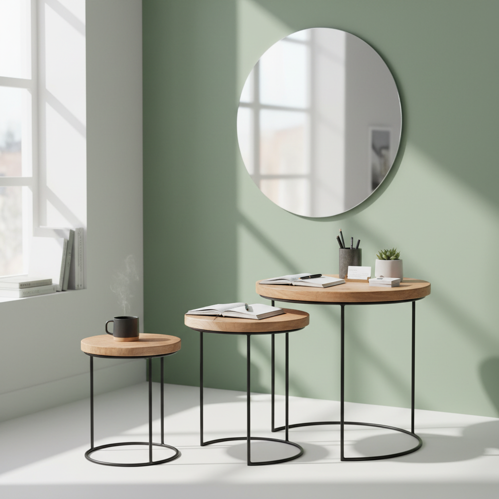 Alle 3 tafels in home office