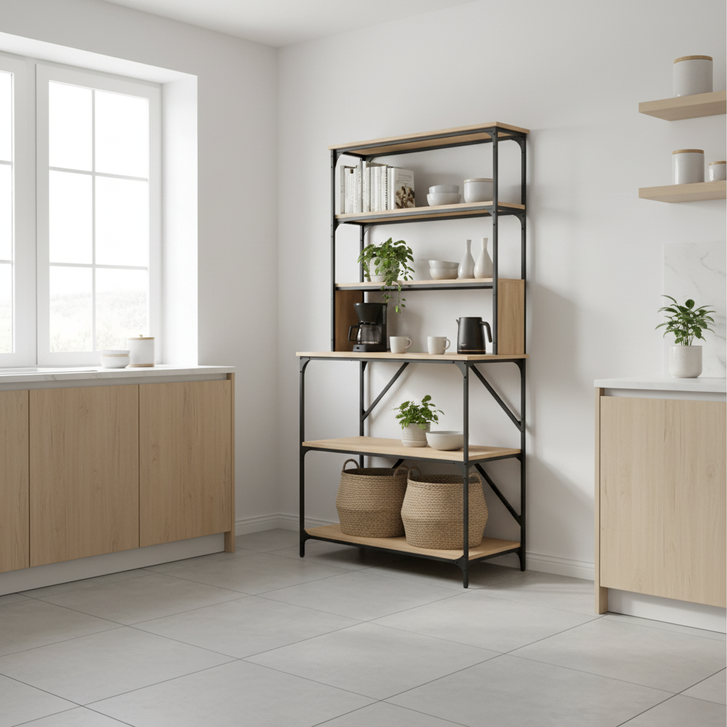 Bakkersrek Sonoma eiken keuken 180cm