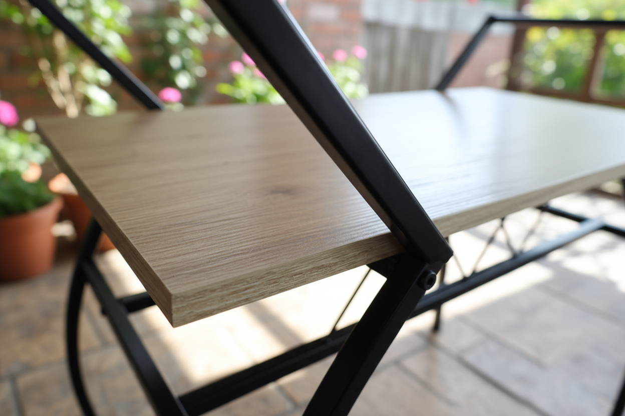 Barwagen mit Weinregal – 2 Ebenen, Holz &amp; Metall, auf Rollen – rustikale Eichenoptik – KING®