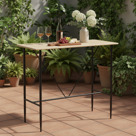 Bartafel gestyled in mooie tuinomgeving