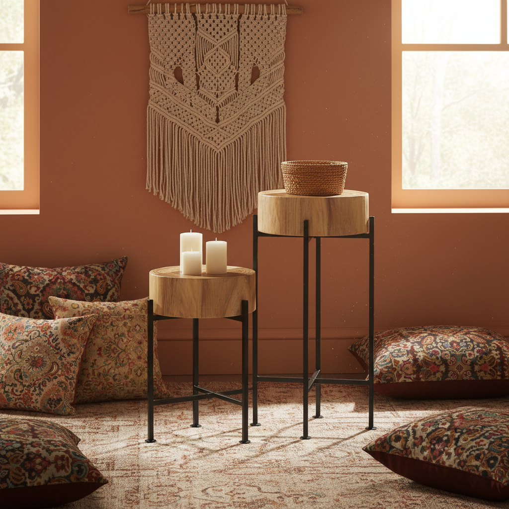 Beide stukken in bohemian ruimte