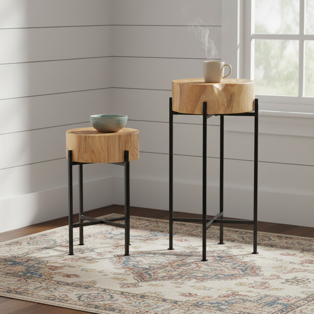 Beide stukken in rustieke farmhouse