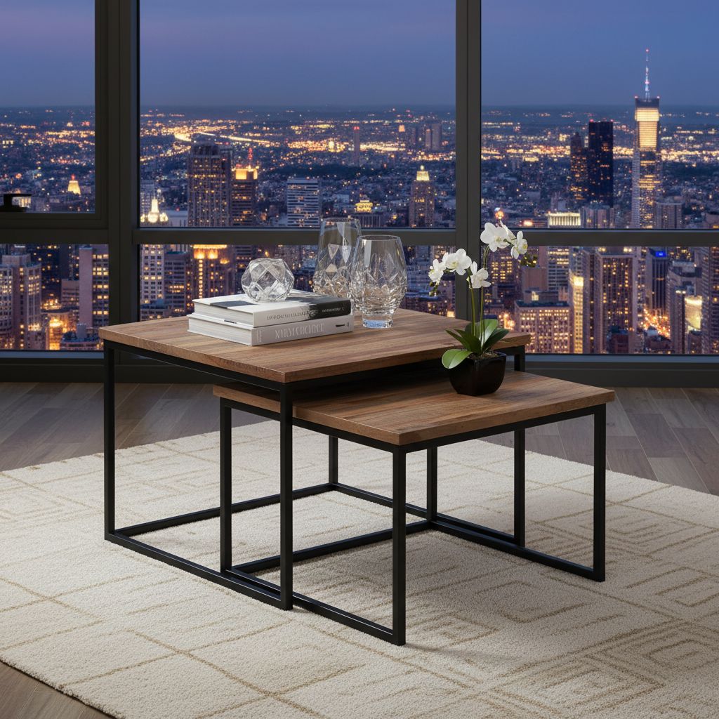 Beide tafels in luxe penthouse