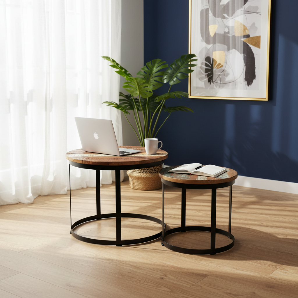 Beide tafels in modern appartement