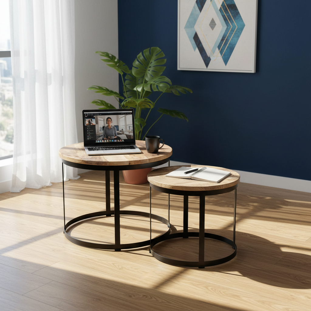 Beide tafels in modern appartement