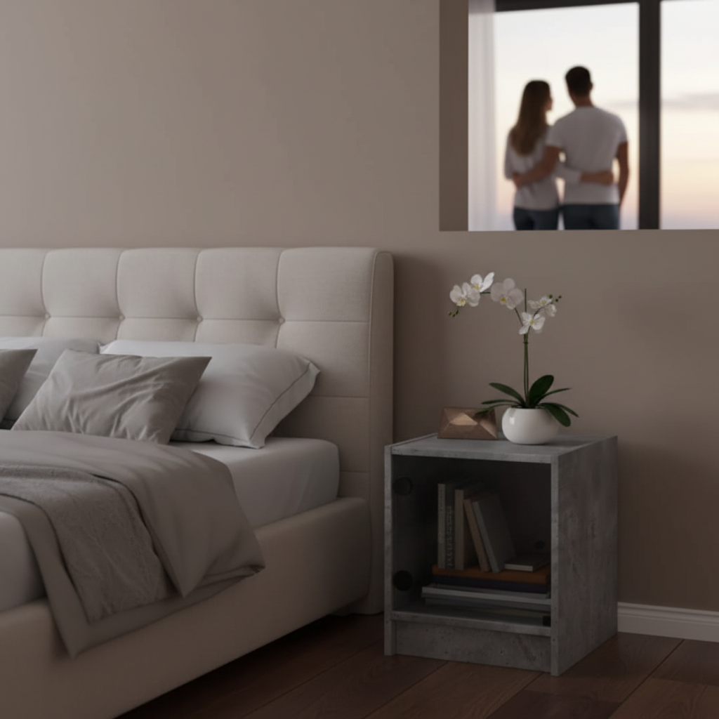 Betonlook nachtkastje luxe