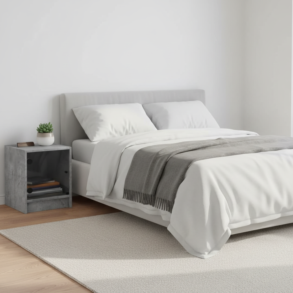 Betonlook nachtkastje Scandinavisch