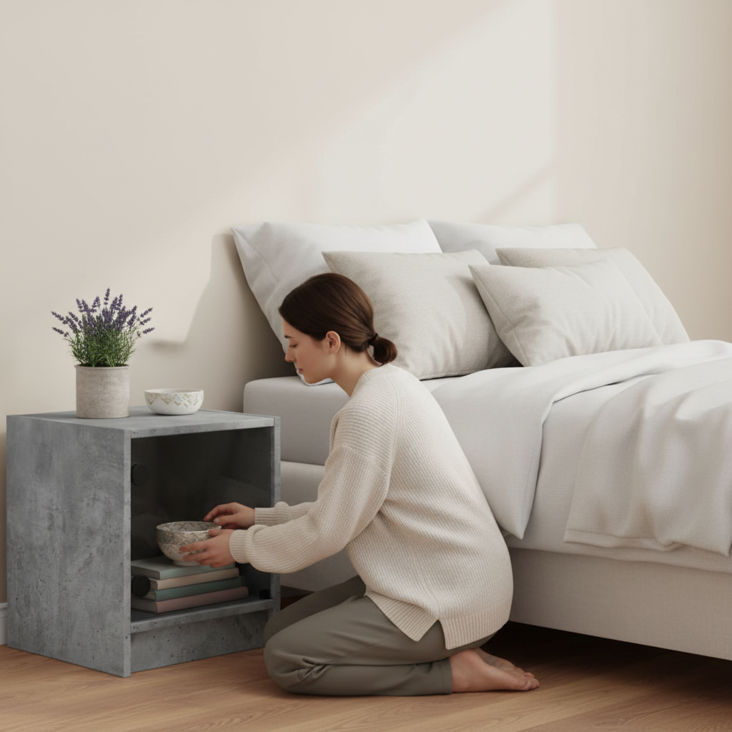 Betonlook nachtkastje serene