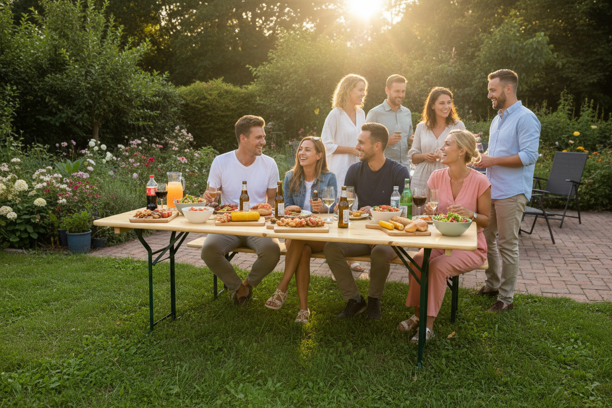 Biertafel 220cm barbecue