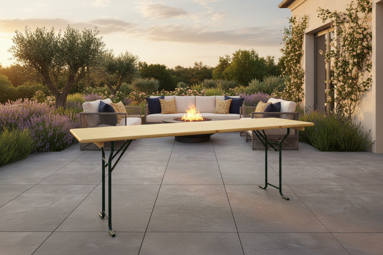 Biertafel 220cm luxe terras