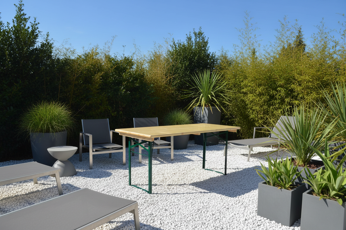 Biertafel modern terras