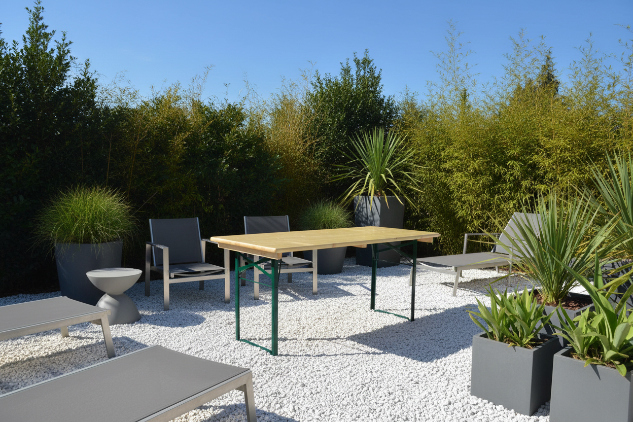 Biertafel modern terras