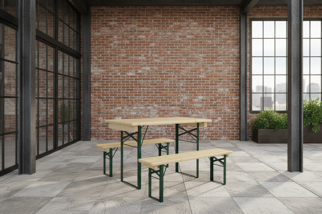 Biertafelset 110cm industrieel