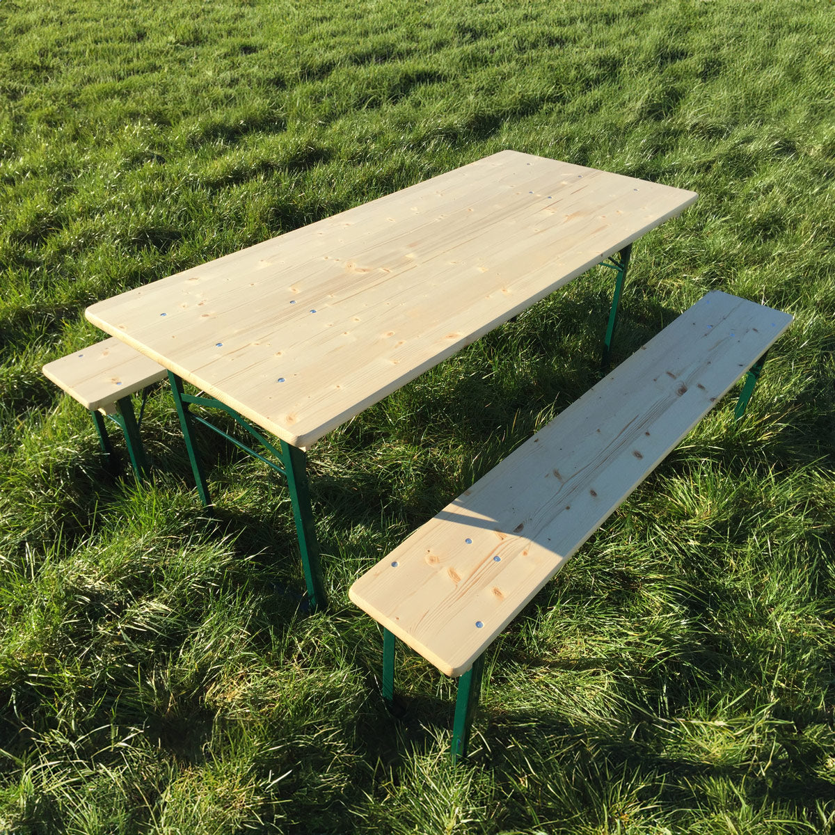 1 x Biertafelset (160 cm x 70 cm) (2de Keuze)