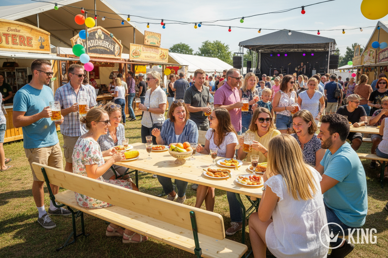 Biertafelset zonder logo festival