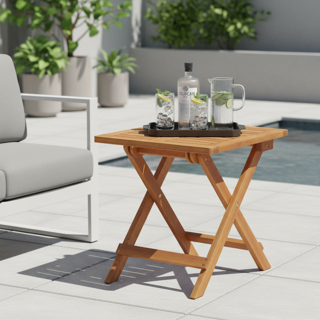 Bijzettafel als drankjes station