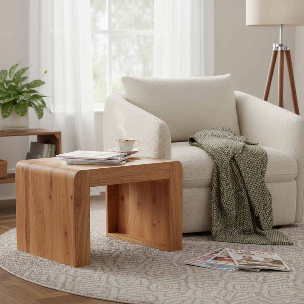 Bijzettafel in leeshoek