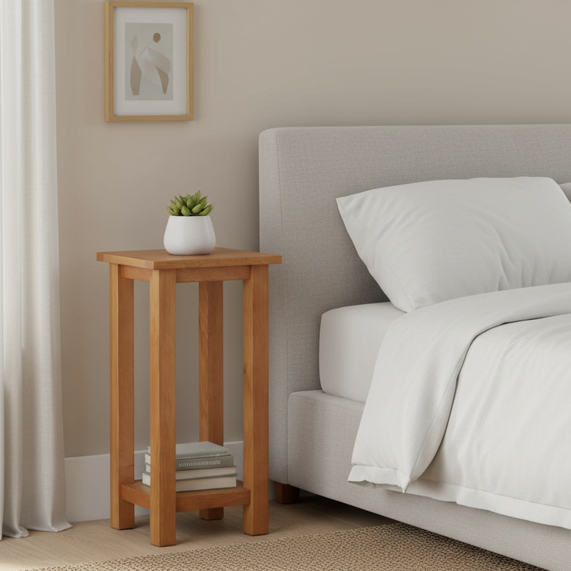 Bijzettafel in slaapkamer