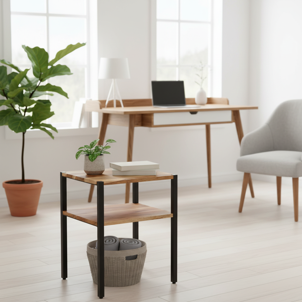 Bijzettafel in thuiskantoor