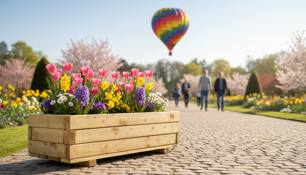 Bloembak rechthoek (25 x 82 x 34 cm) KING ®