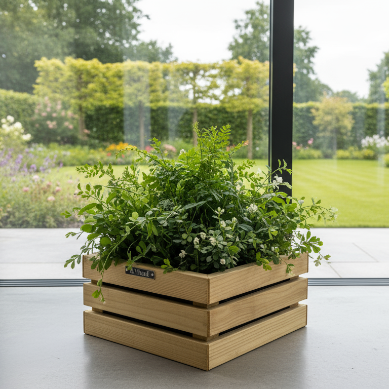 Elan Mini-Blumenkasten 30 x 30 cm – Für einen stilvollen Garten oder Balkon 