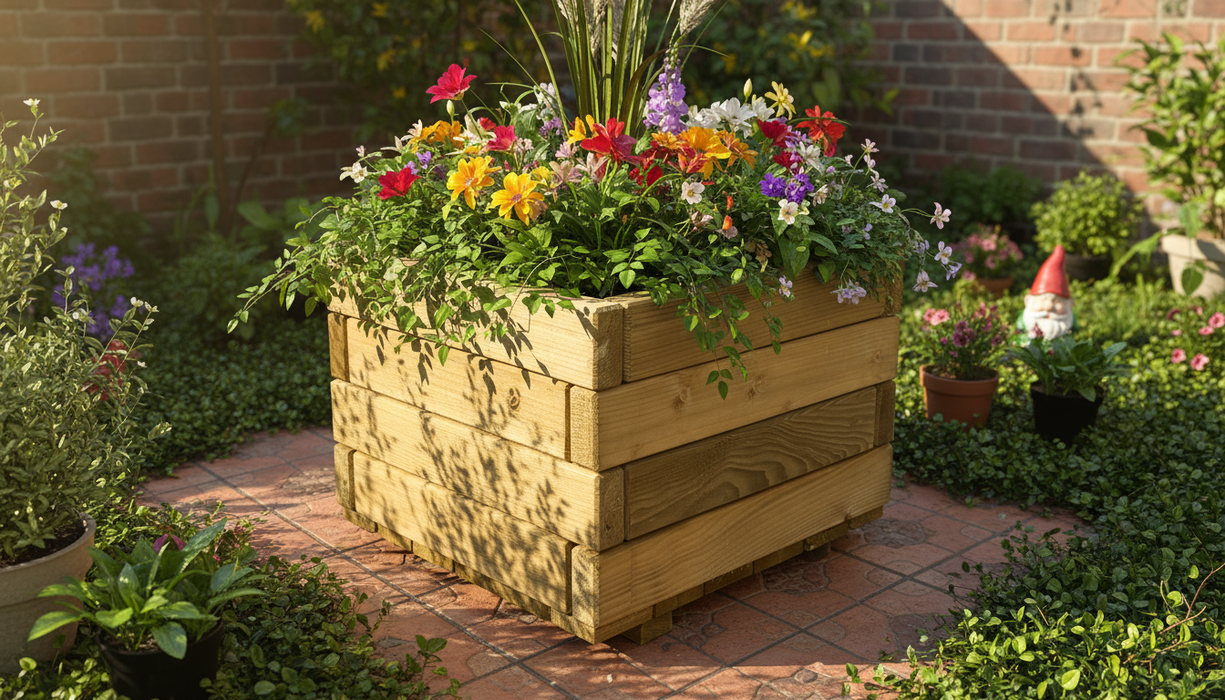 Bloembak vierkant (32 x 40 x 40 cm) KING ®