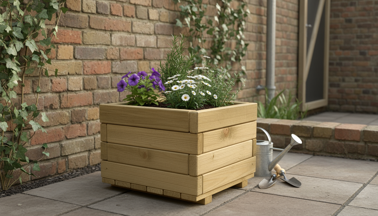 Bloembak vierkant (32 x 40 x 40 cm) KING ®