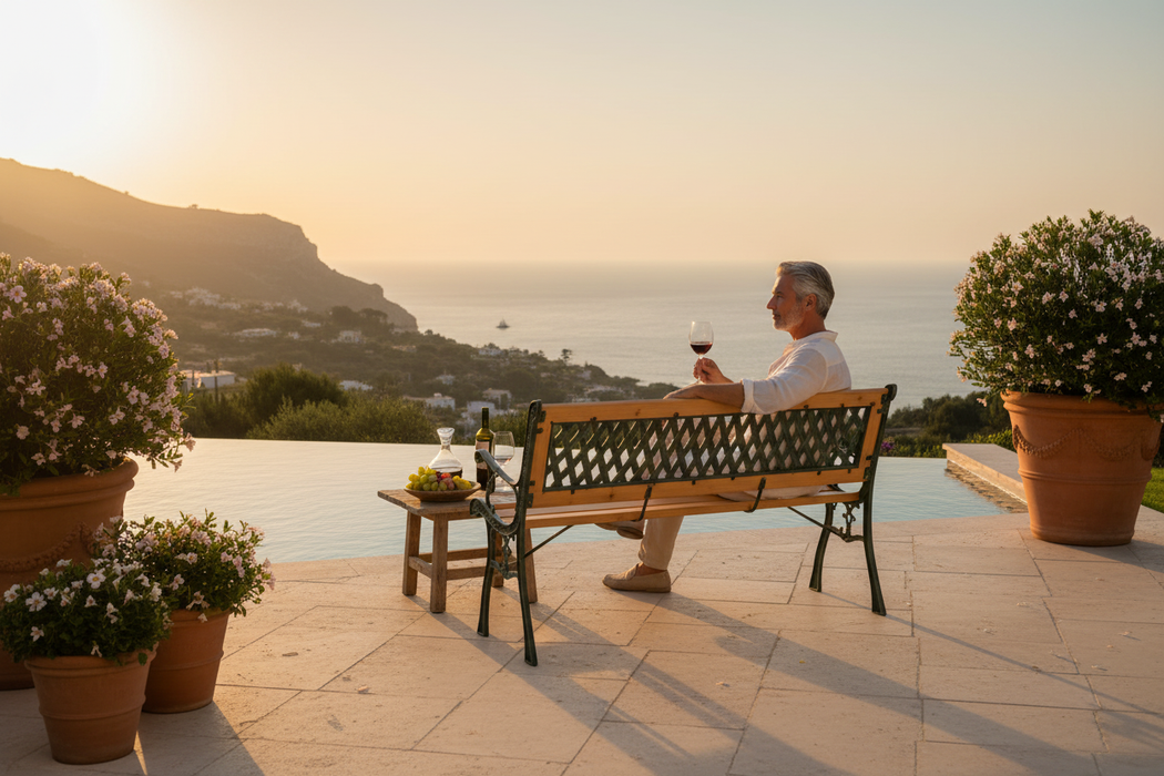 Blorvinar met man wijn