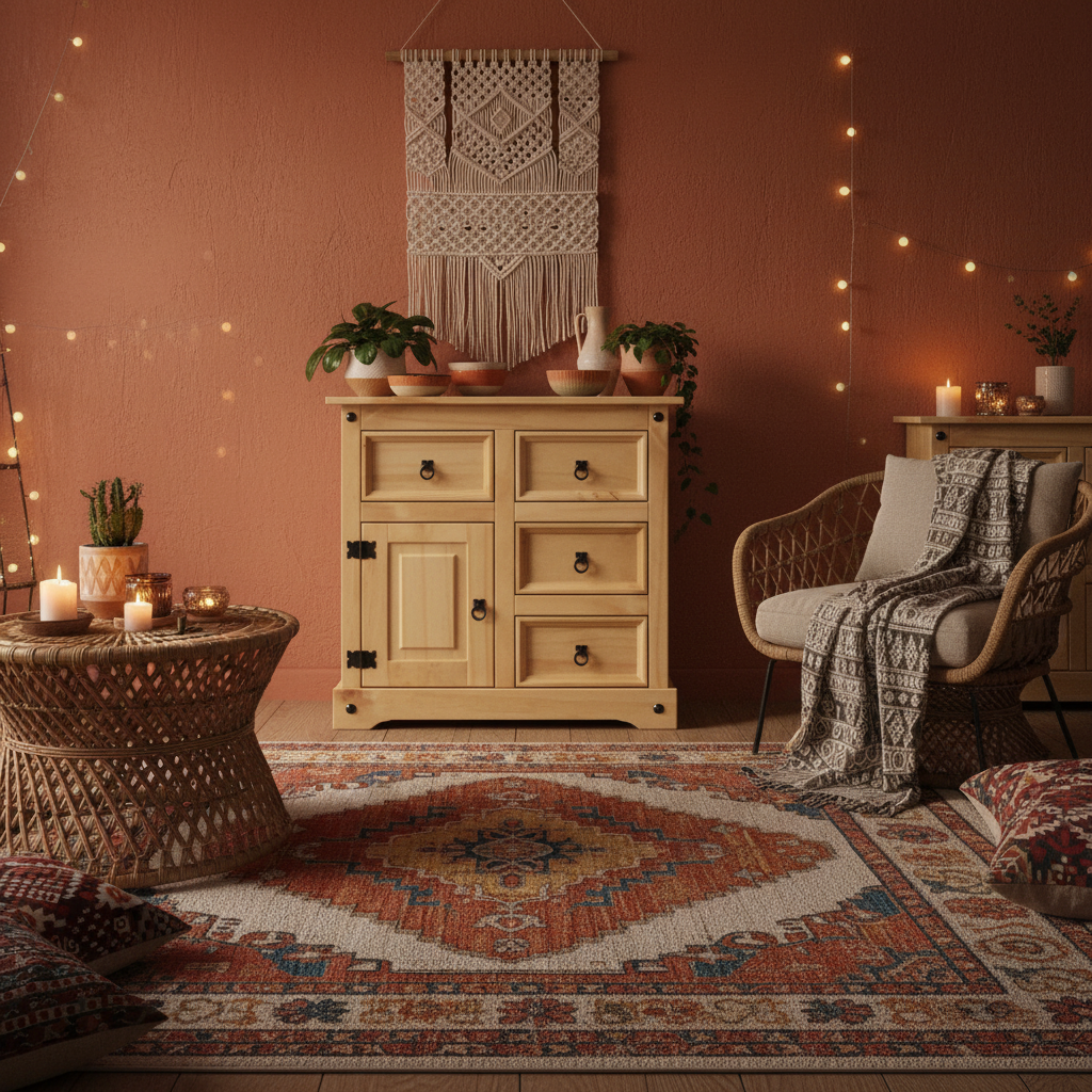Bohemian living room