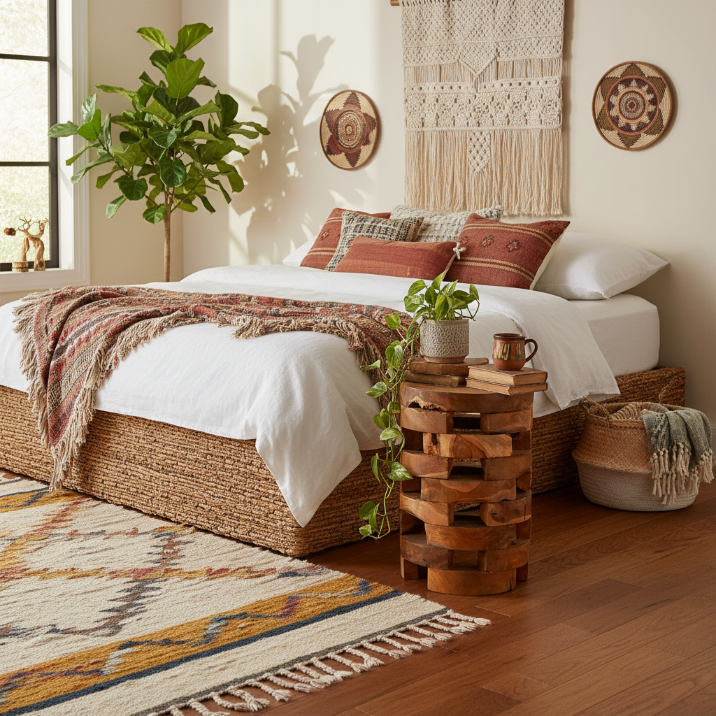 Bohemian slaapkamer