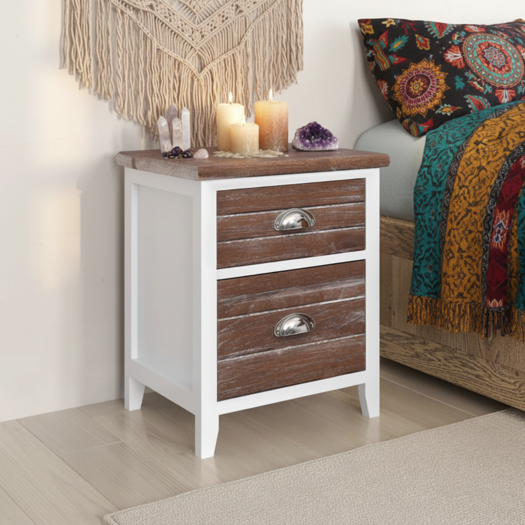 Bruin/wit - Bohemian