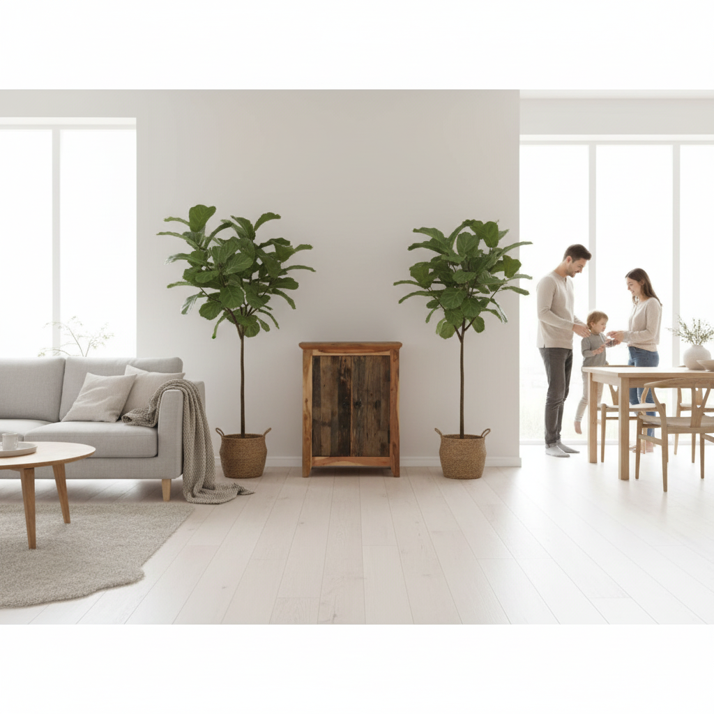 Buffetkast in Scandinavisch interieur